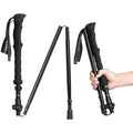 Collapsible Walking Stick For Travel, Adjustable Lightweight Trekking Trail Hiking Pole Fit For Women Men'S Height 4.9-6.3(Ft),B