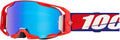 100% Armatic Goggle Best/Mirror Blue Lens, One Size