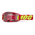 100% ARMATIC Goggle Red - Clear Lens