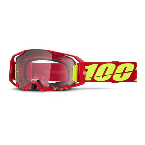 100% ARMATIC Goggle Red - Clear Lens