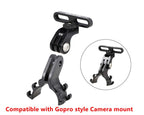 Bicycle Light Torch Flashlight Holder Clip Mount Bracket For Road Bike Cycling Part Adjusted Compatible With Gopro Camera Mount
