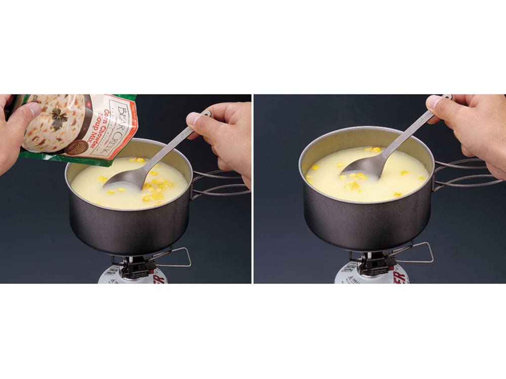 Snow Peak Titanium Multi Compact Cookset - Ultralight Camping Cookware Set With Pots & Frying Pans - Titanium Cookset For Outdoo