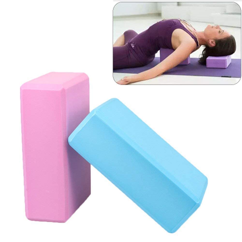 Klapp 1 PIECE Non Toxic Yoga Block Non Slip Yoga Brick Sports Fitness Workout Pilates Brick Brick for Home Gym Workout Exercise 