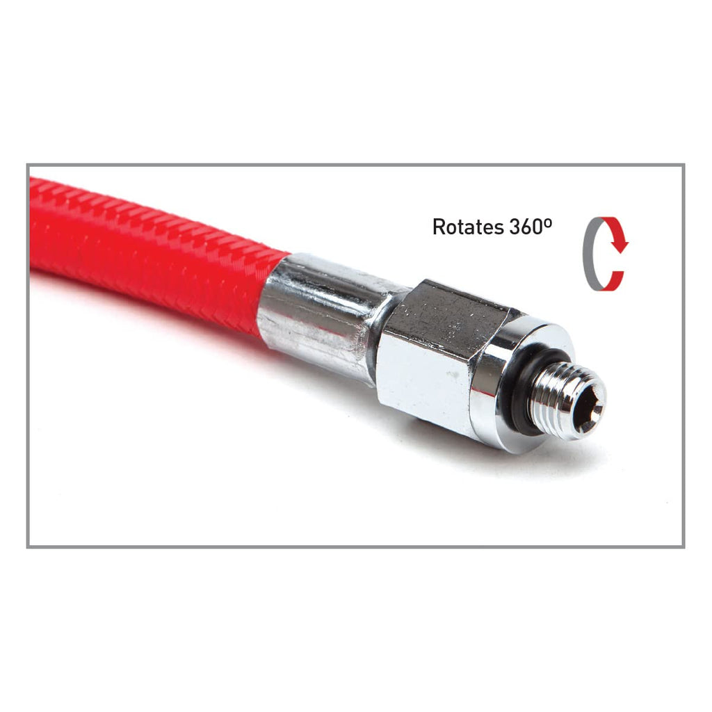 Xs Scuba Miflex Ds (Dual Swivel) Lp Hoses - Red