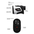 Golf Rangefinder Telescope 6X Laser Ranger Finder With Golf Slope, Rechargeable Range Finder For Hunting Shooting Golfing, 546 Y