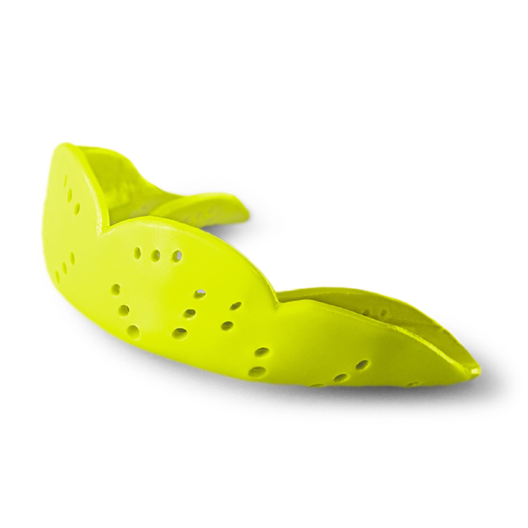 SISU Aero Small Mouthguard, Neon Flash - 1.6mm Thin - Custom-Molded Fit - Slim Design - Remoldable Up to 20 Times - for Team Spo