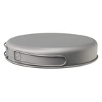 Lixada Ultralight Titanium Frypan Outdoor Camping Hiking Picnic Cooking Frying Pan 1000Ml With Folding Handle