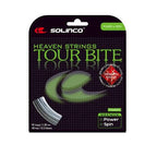 Solinco Tour Bite Diamond Rough Tennis String Set-16L-Silver