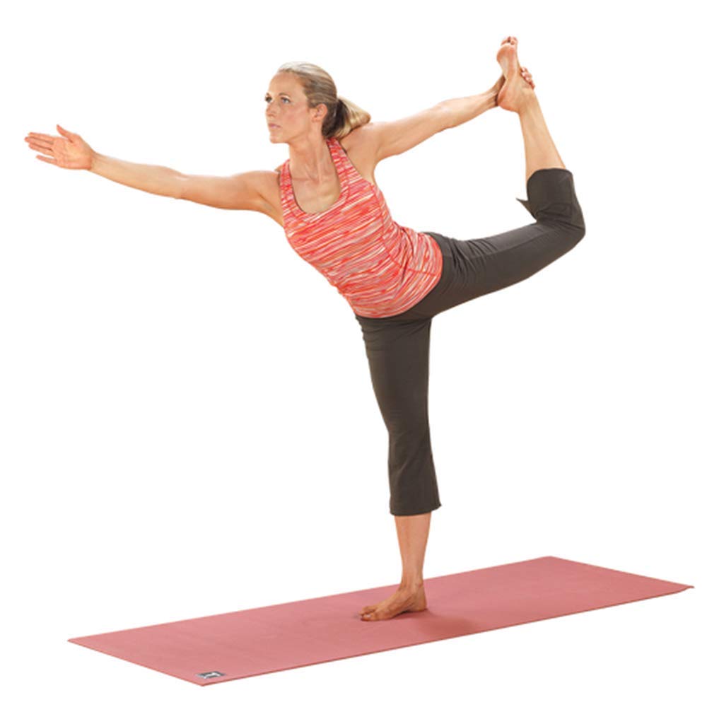 Body-Solid 3Mm Thick Non-Slip Yoga Mat For Home Workout, Pilates And Exercise, Lightweight & Portable With Comfortable Support F