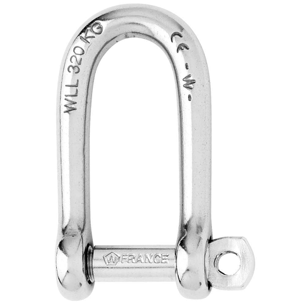 Wichard Self-Locking Long D Shackle - Diameter 6Mm - 1/4''