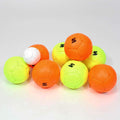 Zeekio Travel Bocce Set - Weather Resistant - Indoor Outdoor- Comes with Nylon and Mesh Adjustable Drawstring Carry Bag! (Neon O