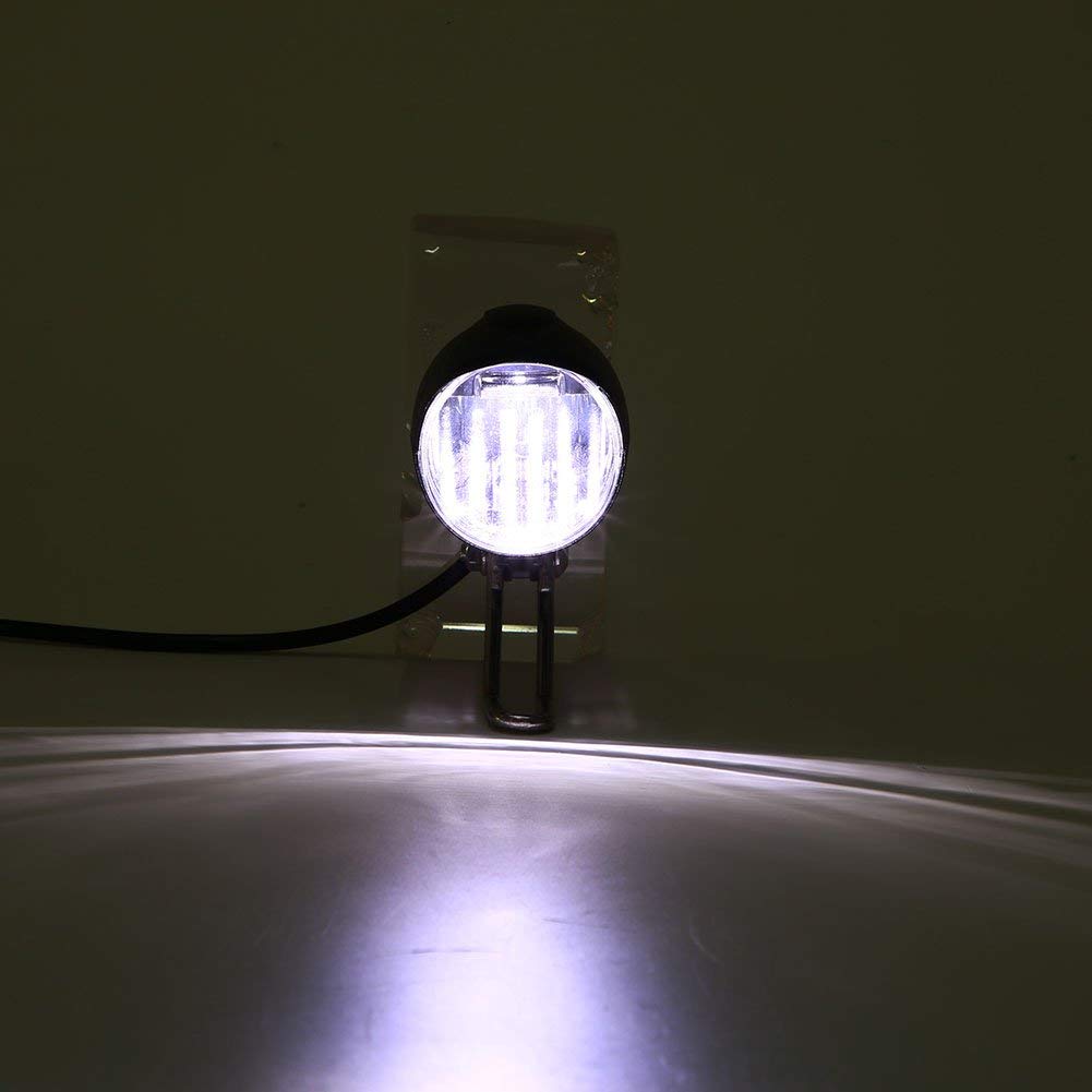 48V Ebike Light,2 In 1 Bike Headlight Front Light Led Lamp Horn For Electric Bicycle E Bike 6V Led Light For Bafang 48 Volt Bike