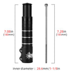 Wake Bike Stem Riser Bike Fork Stem Extender Bicycle Handlebar Raiser Head Up Adapter Suitable For Mountain Bike, Road Bike, Mtb