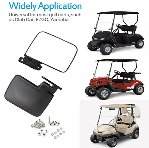 Wlood Golf Cart Side Mirror And Central Mirror (Golf Cart View Mirrors)