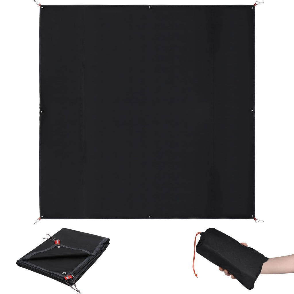 Redcamp Ultralight Tent Footprint For 8-10 Person Tent, Multifunctional Waterproof Camping Tent Tarp For Camping, Hiking And Sur