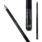 Athena Ath23 Pool/Billiards Cue - Black And White Tree/Vine Silhouette - 17Oz