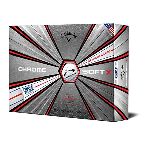 Chrome Soft X Triple Track Golf Balls (One Dozen)