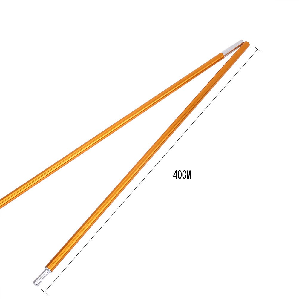 Tent Poles Replacement, Lightweight Tent Pole Repair Kit -24 Sections Aluminum Alloy Anti-Uv Windproof Waterproof Tent Poles Awn