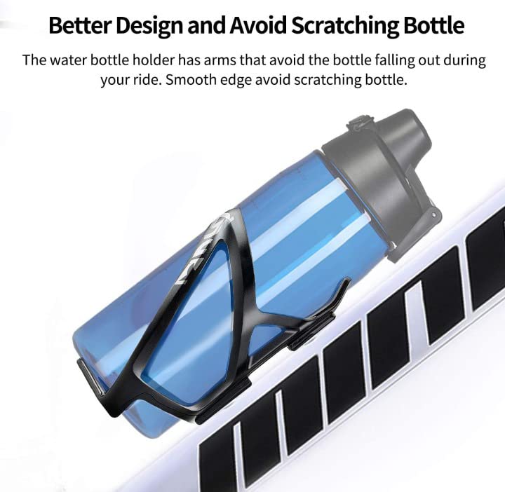 Suruid Bike Water Bottle Cage, Universal Drink Holder, Durable Ultralight And Plastic For Bicycle, Cycling, Mtb, Road/Mountain B