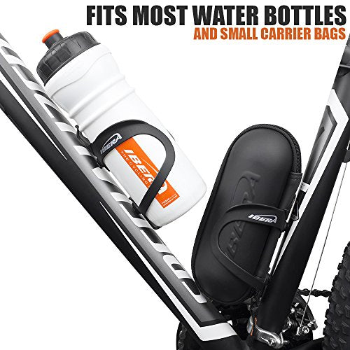 Ibera Bicycle Lightweight Aluminum Water Bottle Cage, Black