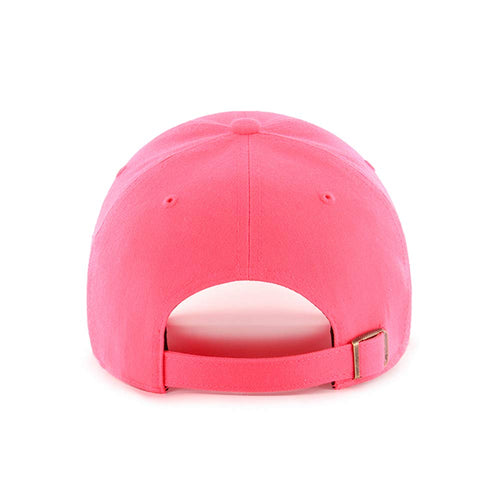 '47 New York Yankees Adjustable Cap Clean Up Mlb, White, Pink, One Size
