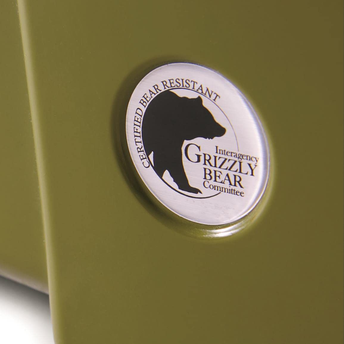 Guide Gear Ice Chest Camping Cooler Large And Rotomolded 90 Quart, Grizzly Bear Resistant, Tan/Green