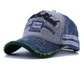 Alexvyan Blue Men Sun Visor Baseball Cap Adjustable Sport Summer Cap For Golf Tennis Cricket Cycling Running Gym Cap Sun Uv Pro