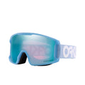 Oakley Line Miner M OO7093 Stonewash/Prizm Snow Sapphire Iridium Ski Goggles for Men for Women + Bundle Accessory Leash Kit, Mic