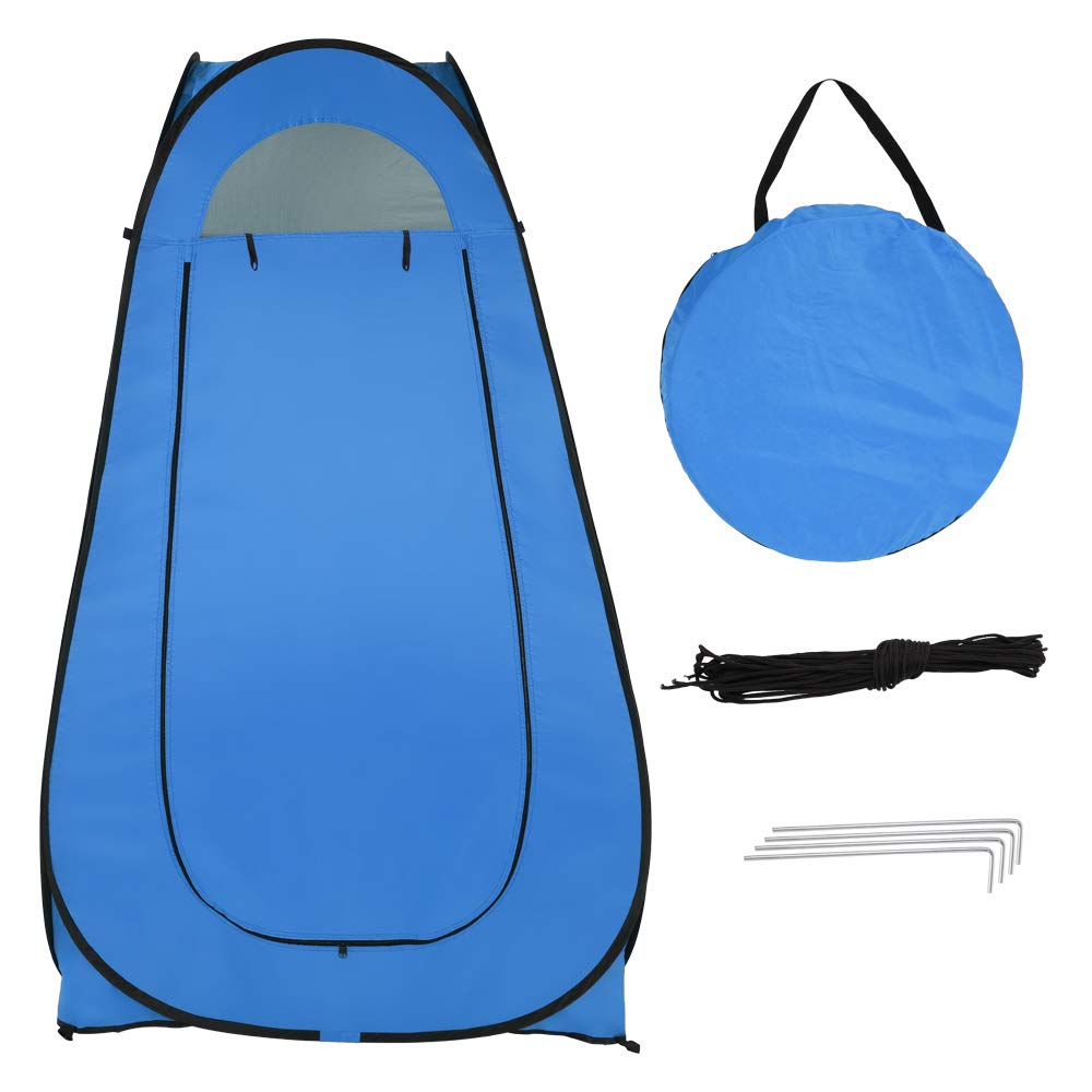 Volowoo Pop Up Shower Changing Room Privacy Tent, Instant Portable Outdoor Shower Tent, Camp Toilet, Rain Shelter For Camping &
