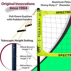 Park & Sun Sports Spectrum Classic: Portable Professional Outdoor Volleyball Net System, Orange