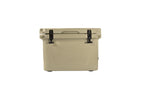 Mammoth Ranger 25 Cooler, Insulated Hard Ice Chest With 25 Quart Capacity, Holds 30 Cans, Great For Boat, Camping, Tan