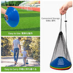 25 Pcs Pro Disc Cones - Training Cones Agility Soccer Cones With Carry Bag For Training, Soccer, Football, Basketball,Kids And O