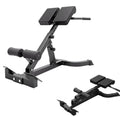 Commax Hyperextension Roman Chair Back Extension Bench Foldable Workout Bench Machine For Home Gym Adjustable Waist Abdominal Ba