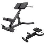 Commax Hyperextension Roman Chair Back Extension Bench Foldable Workout Bench Machine For Home Gym Adjustable Waist Abdominal Ba