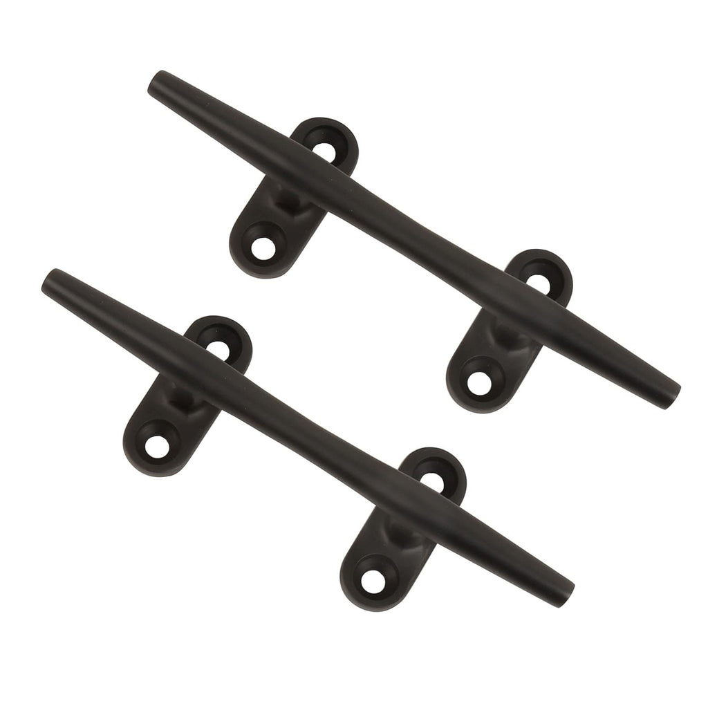 Mx Boat Dock Cleats Black Boat Cleat Stainless Steel Marine Cleats For Boats,Kayak, Marine, Deck, Nautical Decor 2Pcs