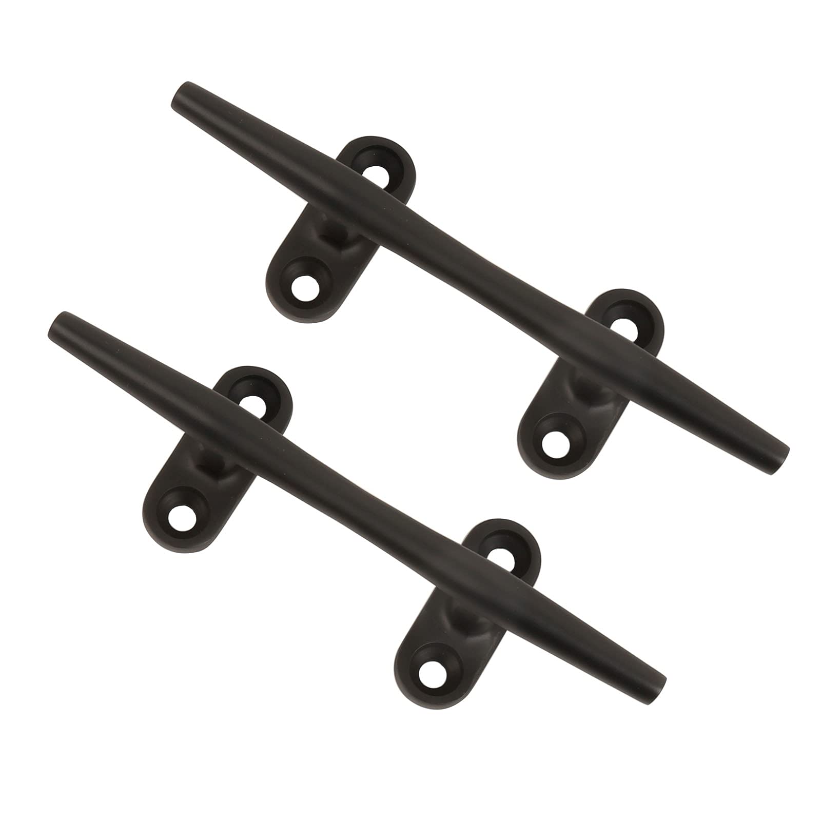 Mx Boat Dock Cleats Black Boat Cleat Stainless Steel Marine Cleats For Boats,Kayak, Marine, Deck, Nautical Decor 2Pcs