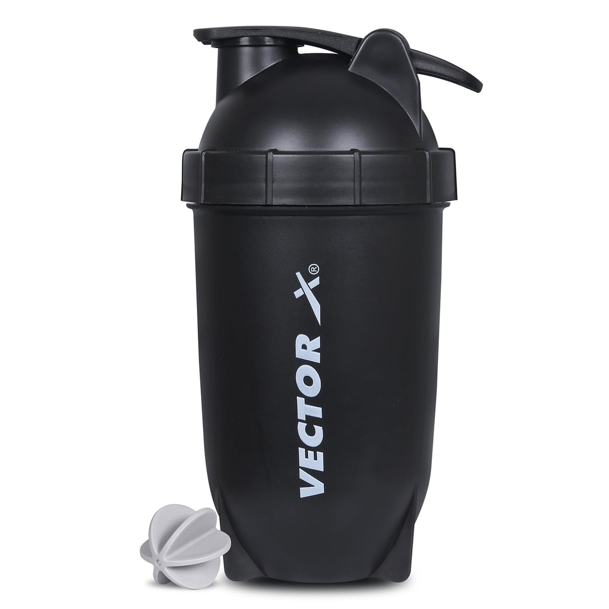 Vector X Ignite 600Ml Plastic Portable Gym Shaker Cup For Protein Supplements, Pre Workout & Post Workout Drinks|BpaFree, Leakp