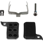 Sram Disc Brake Pads - Organic Compound, Steel Backed (Quiet), Monoblock, Sram Hydraulic Road, Level A1 (2017-2019)