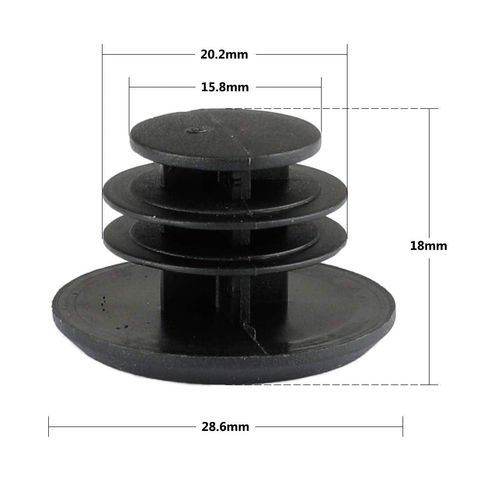 Camvate 4 Pieces Handlebar Bar End Plugs Caps Atb Mtb Bungs For Bike Bicycle Cycle Camera Grip - 1341