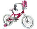 Dynacraft Barbie 18 Kids Bike for Girls, 18 Pink BMX Bike with Training Wheels, Perfect Bicycle for Kids Ages 3-9, Girls Bike wi