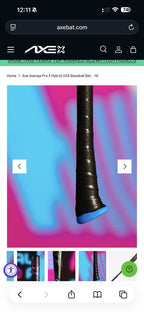 Axe Avenge Pro Hybrid (-10) USA Baseball Bat 28”/18oz – Brand New!