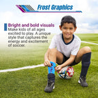 Vizari Frost Youth Soccer Shin Guards – Blue/Maroon