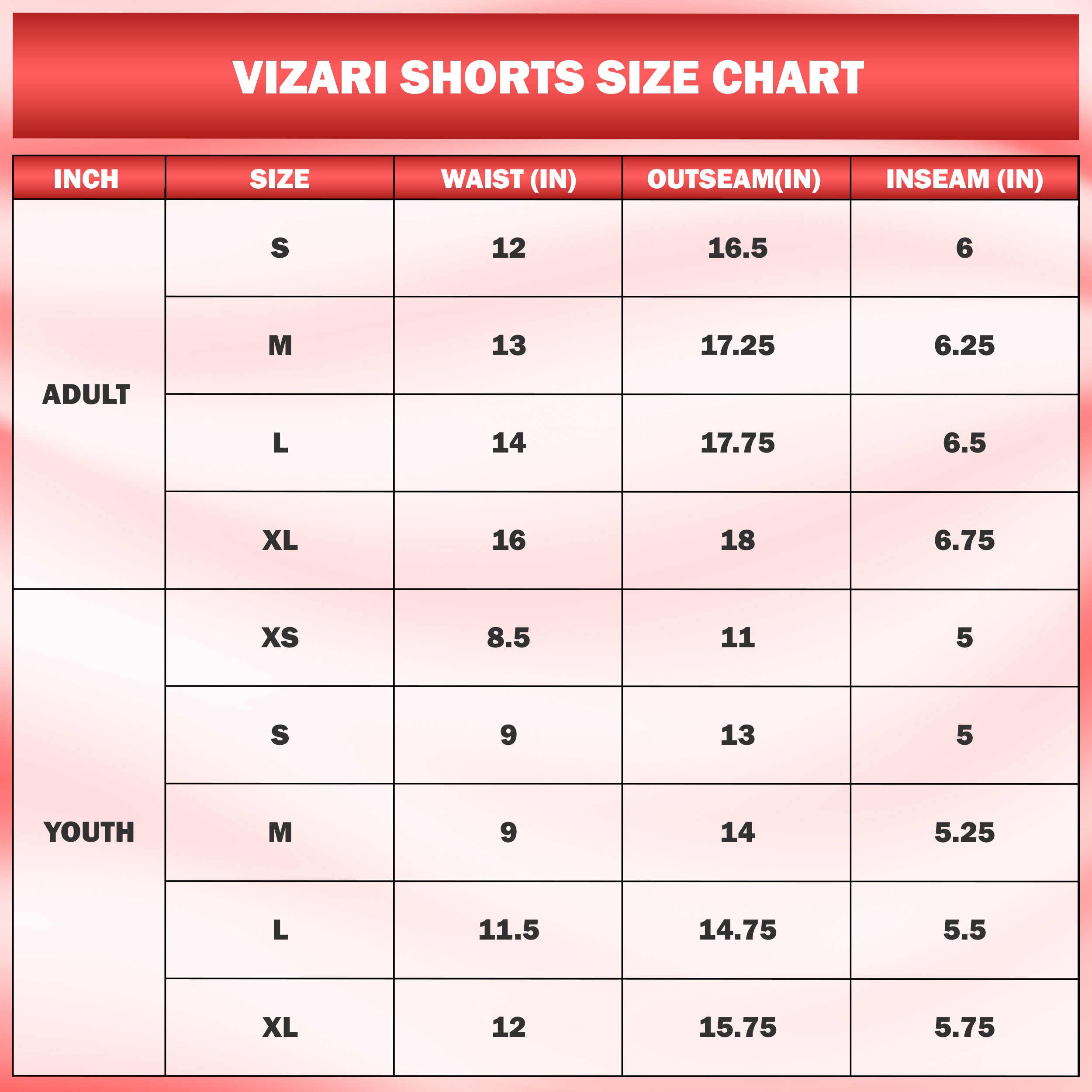 Campo Soccer Shorts - Red - Vizari Sports