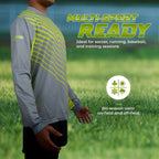Vizari Arroyo Padded Long Sleeve Goalkeeper Jersey Grey/Yellow