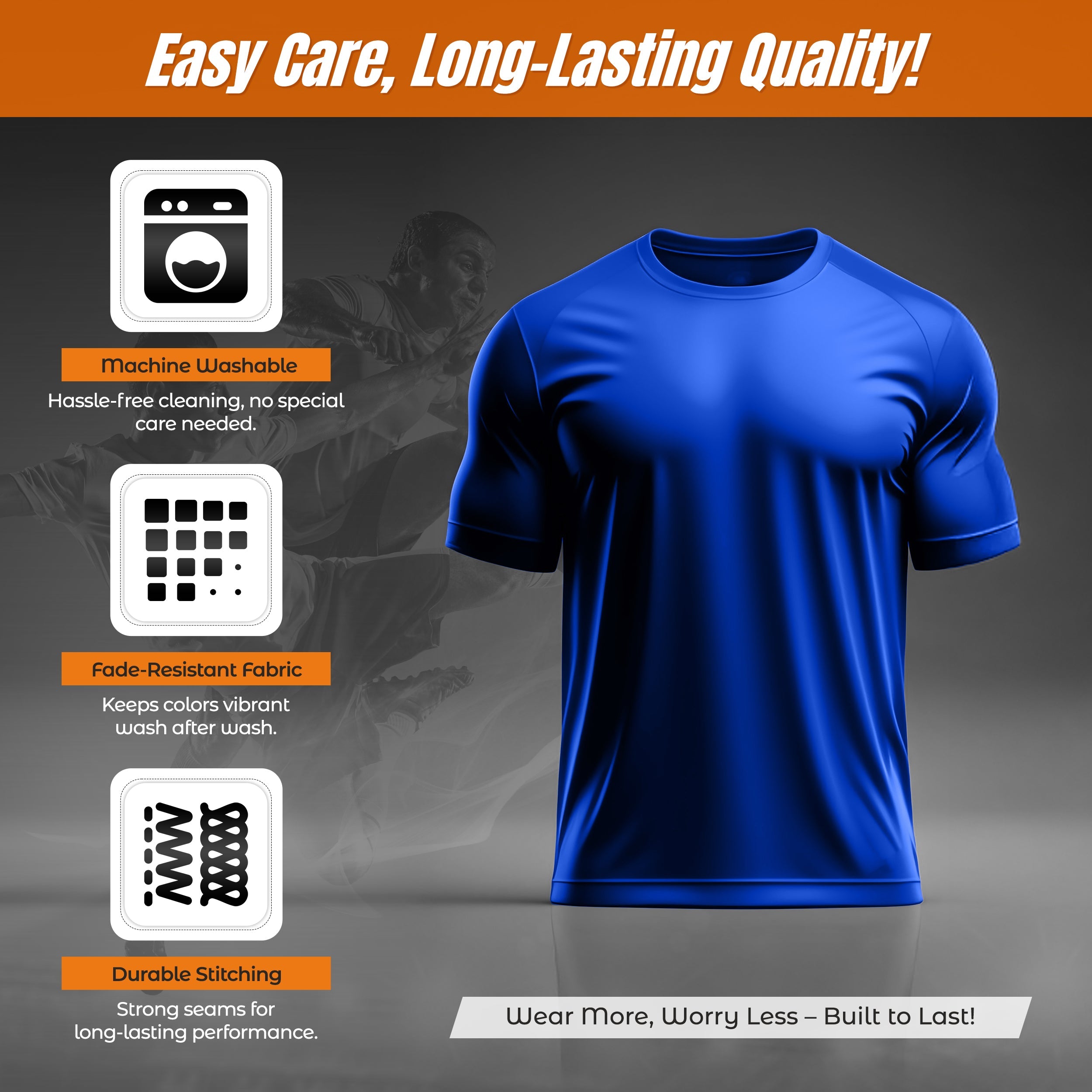 Vizari Performance T-Shirt for Men – Royal Blue
