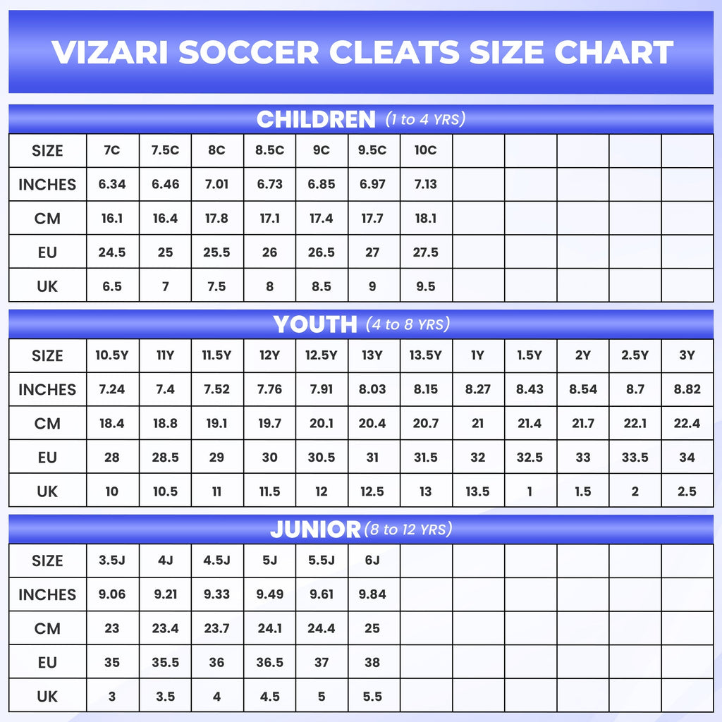 Boca Firm Ground Soccer Cleats - Blue/Black - Vizari Sports