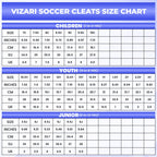 Boca Firm Ground Soccer Cleats - Blue/Black - Vizari Sports