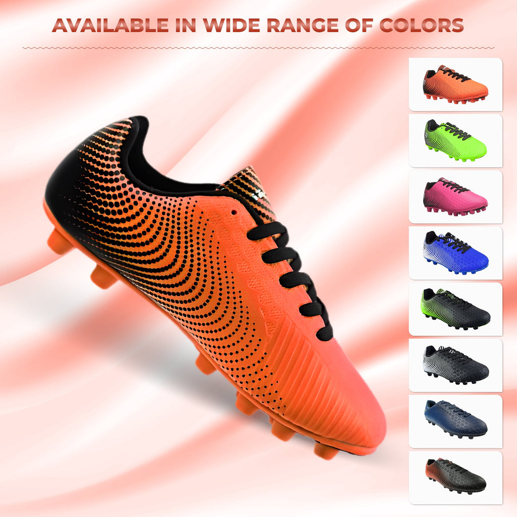 Vizari Stealth Firm Ground Soccer Shoes – Orange/Black