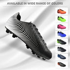Vizari Stealth Firm Ground Soccer Shoes – Black/White