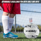 Vizari Bodega Junior Firm Ground Soccer Cleats Sky/White